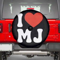 I Heart MJ Classic Graphic Tribute Spare Tire Cover Love Pop Legend Iconic Culture Music Fan Favor
