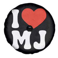 I Heart MJ Classic Graphic Tribute Spare Tire Cover Love Pop Legend Iconic Culture Music Fan Favor