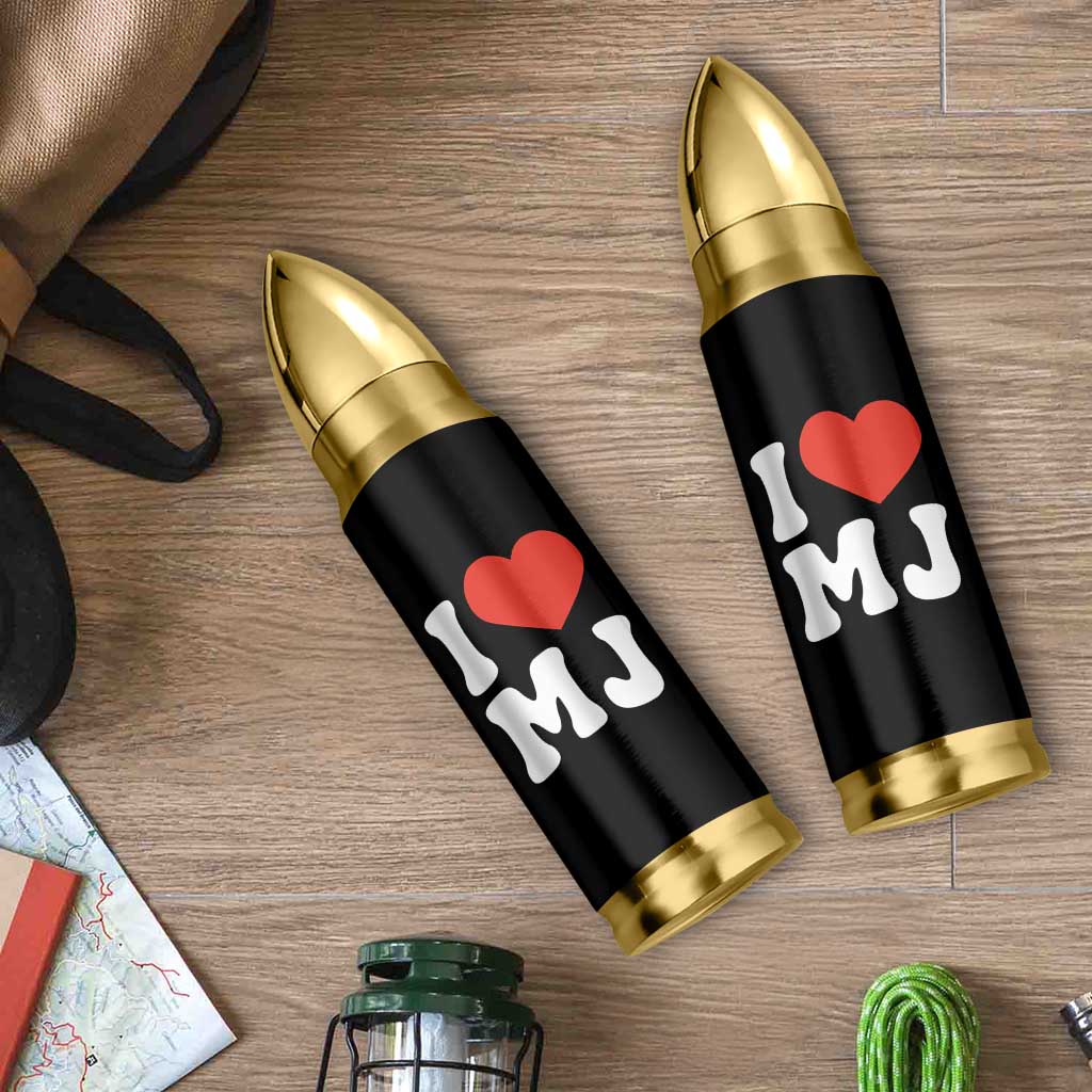 I Heart MJ Classic Graphic Tribute Bullet Tumbler Love Pop Legend Iconic Culture Music Fan Favor
