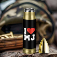 I Heart MJ Classic Graphic Tribute Bullet Tumbler Love Pop Legend Iconic Culture Music Fan Favor