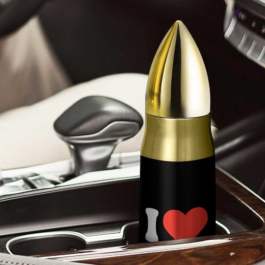 I Heart MJ Classic Graphic Tribute Bullet Tumbler Love Pop Legend Iconic Culture Music Fan Favor