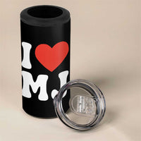 I Heart MJ Classic Graphic Tribute 4 in 1 Can Cooler Tumbler Love Pop Legend Iconic Culture Music Fan Favor
