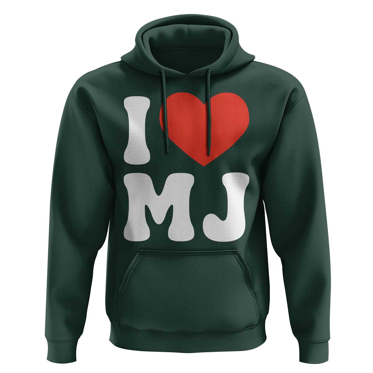 I Heart MJ Classic Graphic Tribute Hoodie Love Pop Legend Iconic Culture Music Fan Favor