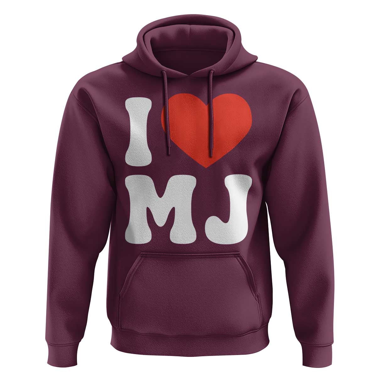 I Heart MJ Classic Graphic Tribute Hoodie Love Pop Legend Iconic Culture Music Fan Favor