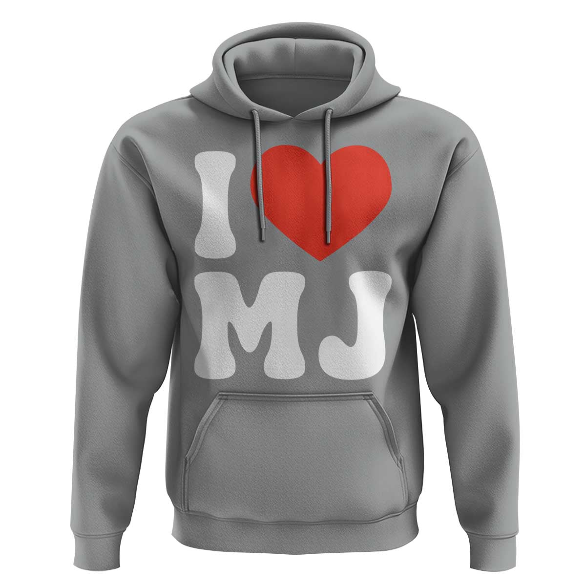 I Heart MJ Classic Graphic Tribute Hoodie Love Pop Legend Iconic Culture Music Fan Favor