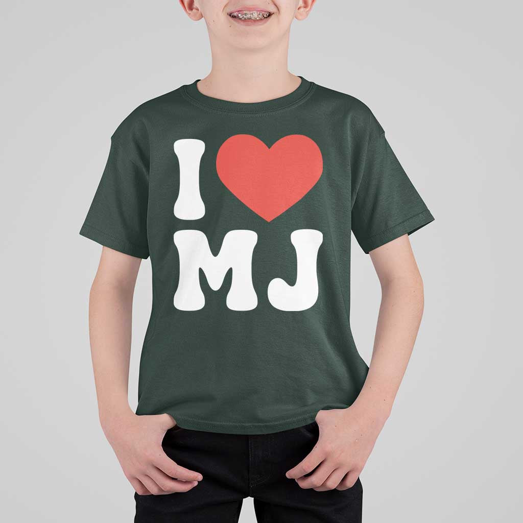 I Heart MJ Classic Graphic Tribute T Shirt For Kid Love Pop Legend Iconic Culture Music Fan Favor