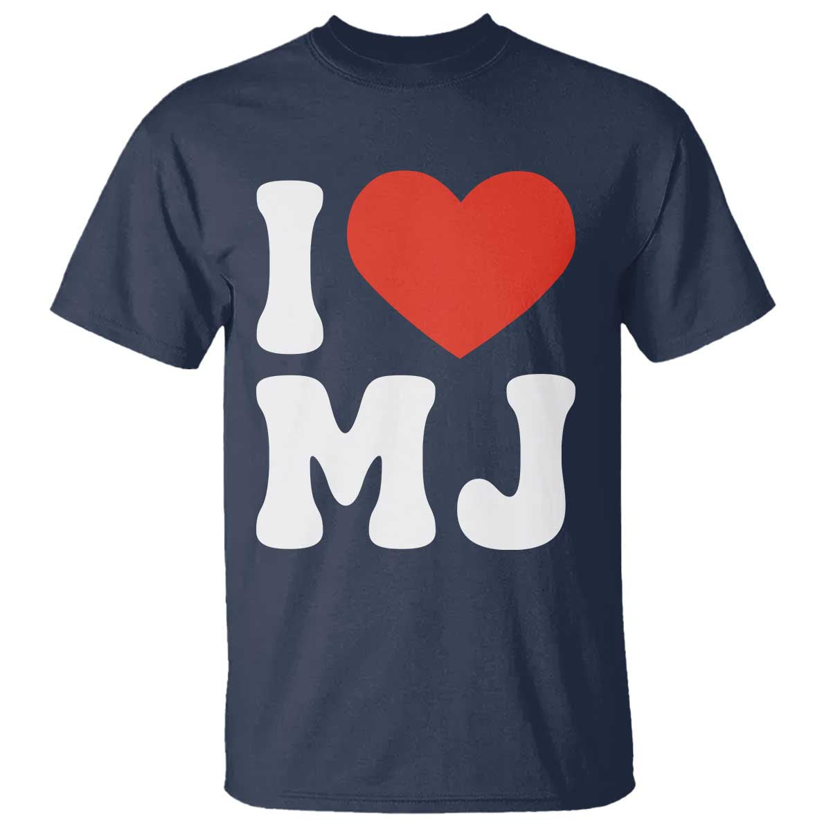 I Heart MJ Classic Graphic Tribute T Shirt Love Pop Legend Iconic Culture Music Fan Favor