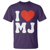 I Heart MJ Classic Graphic Tribute T Shirt Love Pop Legend Iconic Culture Music Fan Favor