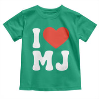 I Heart MJ Classic Graphic Tribute Toddler T Shirt Love Pop Legend Iconic Culture Music Fan Favor
