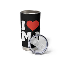I Heart MJ Classic Graphic Tribute Tumbler Cup Love Pop Legend Iconic Culture Music Fan Favor