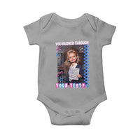 Sarcastic You Rushed Through Your Test Doll Meme Baby Onesie Teacher Reaction Humor Final Exams