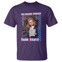 Sarcastic You Rushed Through Your Test Doll Meme T Shirt Teacher Reaction Humor Final Exams