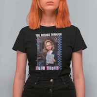 Sarcastic You Rushed Through Your Test Doll Meme T Shirt For Women Teacher Reaction Humor Final Exams