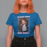 Sarcastic You Rushed Through Your Test Doll Meme T Shirt For Women Teacher Reaction Humor Final Exams