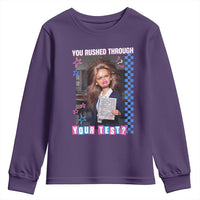 Sarcastic You Rushed Through Your Test Doll Meme Youth Sweatshirt Teacher Reaction Humor Final Exams