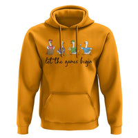 Let the Games Begin Cute Geese Hoodie Field Day Whimsical School Sports