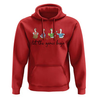 Let the Games Begin Cute Geese Hoodie Field Day Whimsical School Sports