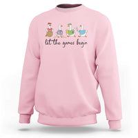 Let the Games Begin Cute Geese Sweatshirt Field Day Whimsical School Sports