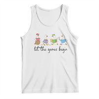 Let the Games Begin Cute Geese Tank Top Field Day Whimsical School Sports