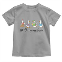 Let the Games Begin Cute Geese Toddler T Shirt Field Day Whimsical School Sports