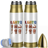 LGBTQ Acronym Funny Fitness Gym Rainbow Muscle Graphic Bullet Tumbler Legs Glutes Biceps Triceps Quads