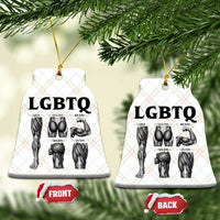 LGBTQ Acronym Funny Fitness Gym Muscle Graphic Ceramic Ornament Legs Glutes Biceps Triceps Quads
