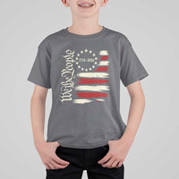 250 Years of Liberty 1776-2026 We The People T Shirt For Kid Distressed American Flag Patriotic Semiquincentennial 250th Anniversary