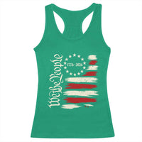 250 Years of Liberty 1776-2026 We The People Racerback Tank Top Distressed American Flag Patriotic Semiquincentennial 250th Anniversary