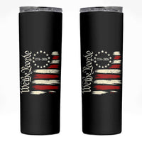 250 Years of Liberty 1776-2026 We The People Skinny Tumbler Distressed American Flag Patriotic Semiquincentennial 250th Anniversary
