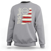 250 Years of Liberty 1776-2026 We The People Sweatshirt Distressed American Flag Patriotic Semiquincentennial 250th Anniversary