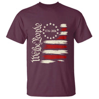 250 Years of Liberty 1776-2026 We The People T Shirt Distressed American Flag Patriotic Semiquincentennial 250th Anniversary