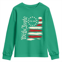 250 Years of Liberty 1776-2026 We The People Youth Sweatshirt Distressed American Flag Patriotic Semiquincentennial 250th Anniversary
