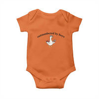 Outnumbered By Boys Cute Goose Sporty Mom Baby Onesie Football and Truck Motherhood Mothers Day Gag Gift
