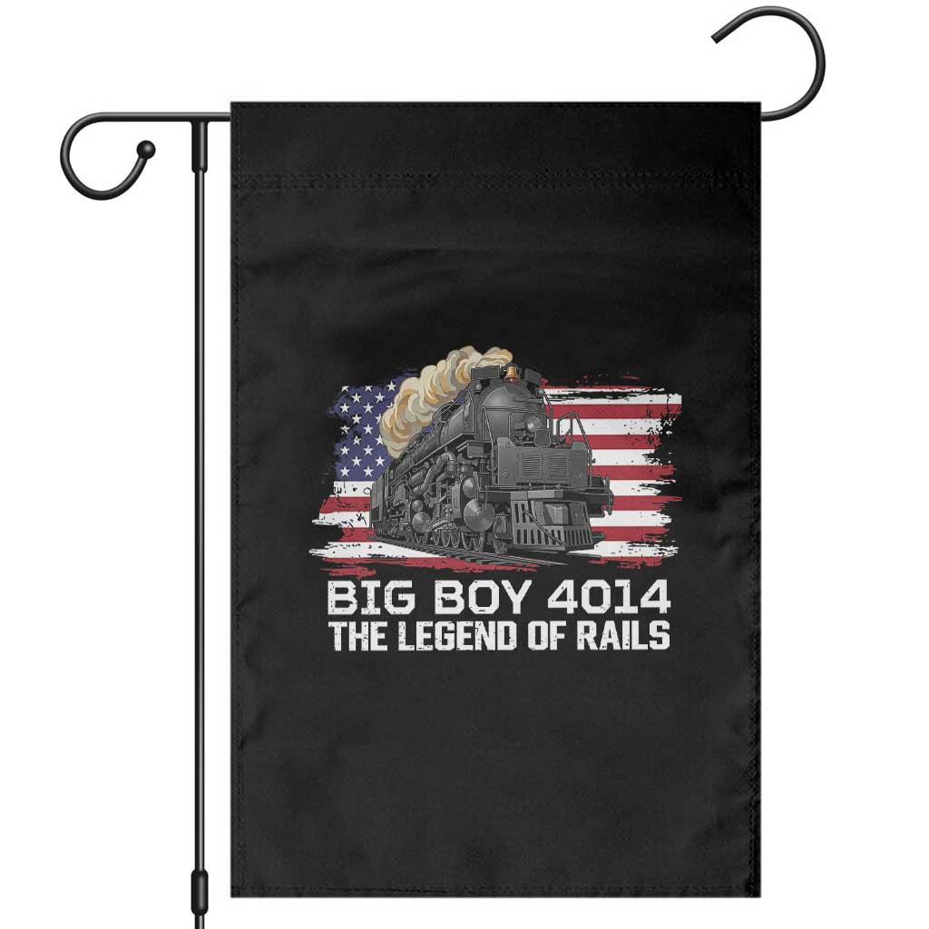 Vintage American Steam Train Garden Flag Legend of the Rails Heritage Pride