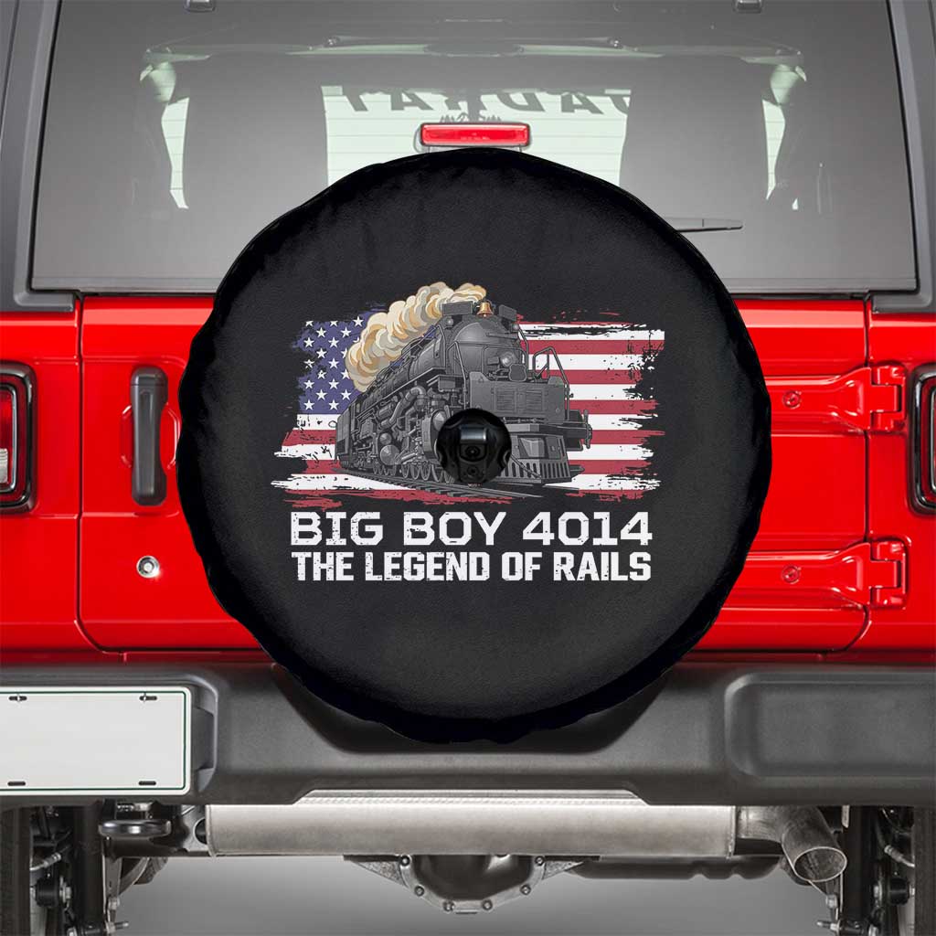Vintage American Steam Train Spare Tire Cover Legend of the Rails Heritage Pride
