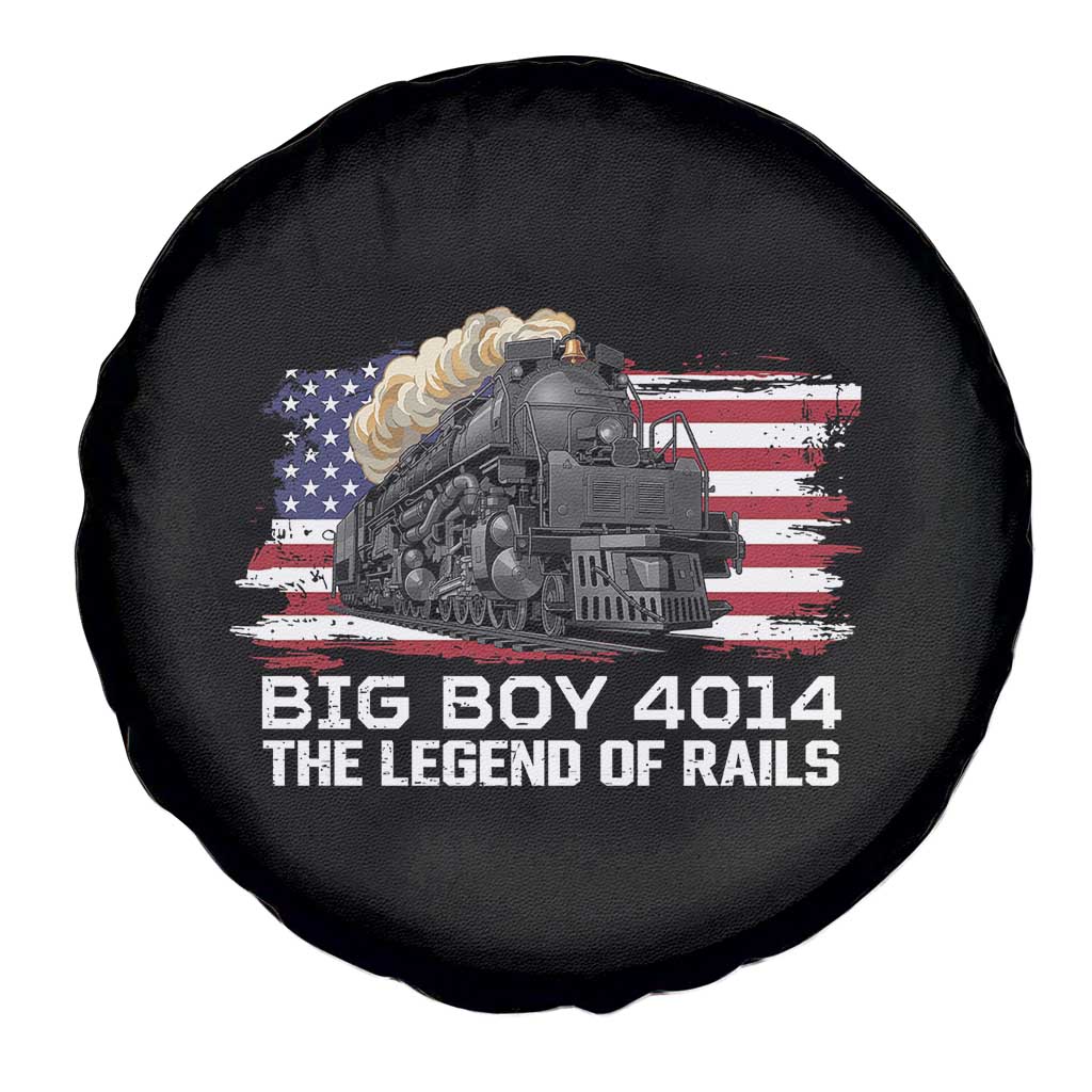 Vintage American Steam Train Spare Tire Cover Legend of the Rails Heritage Pride