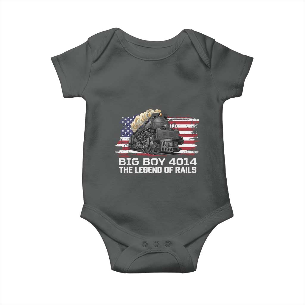 Vintage American Steam Train Baby Onesie Legend of the Rails Heritage Pride