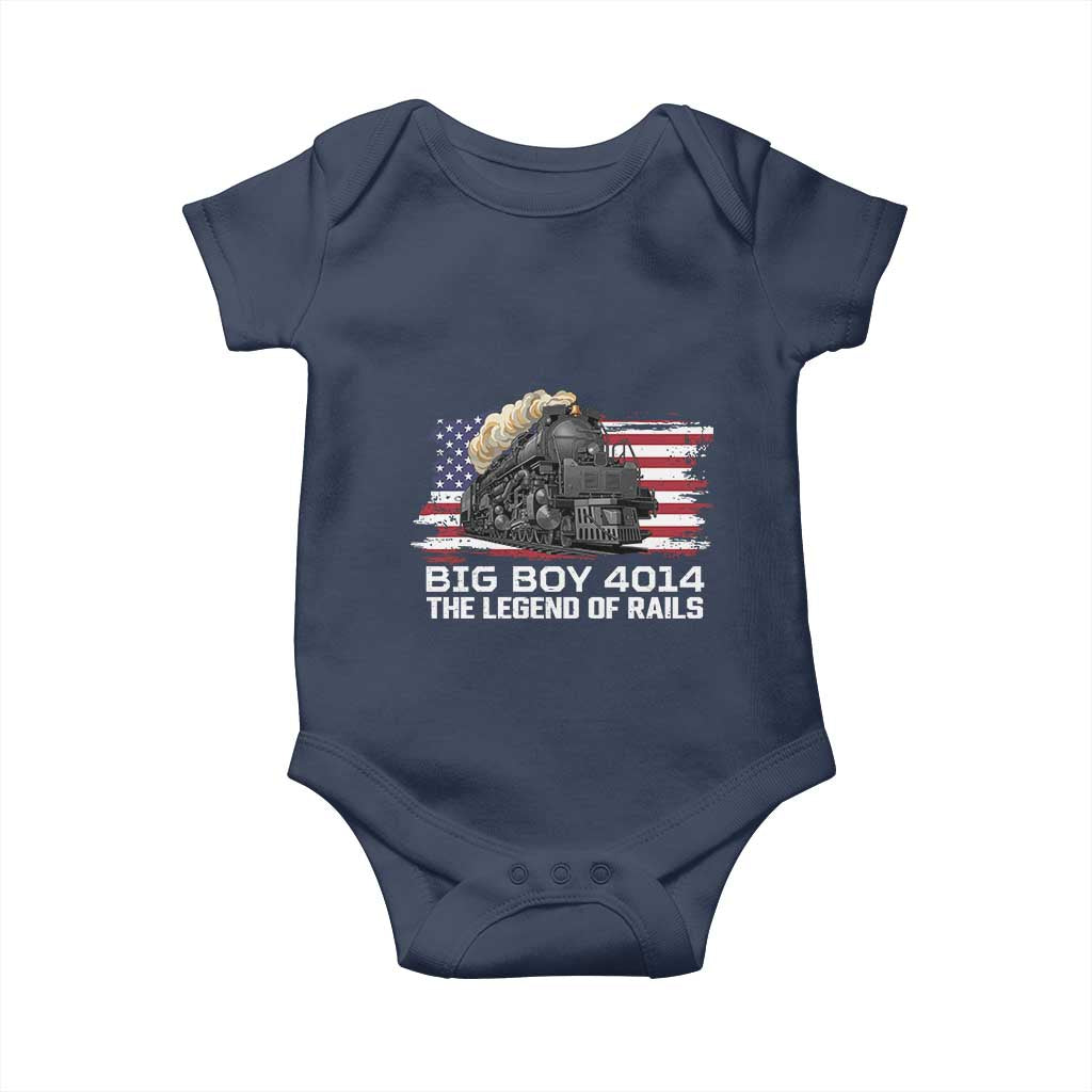 Vintage American Steam Train Baby Onesie Legend of the Rails Heritage Pride