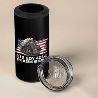 Vintage American Steam Train 4 in 1 Can Cooler Tumbler Legend of the Rails Heritage Pride
