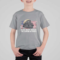 Vintage American Steam Train T Shirt For Kid Legend of the Rails Heritage Pride