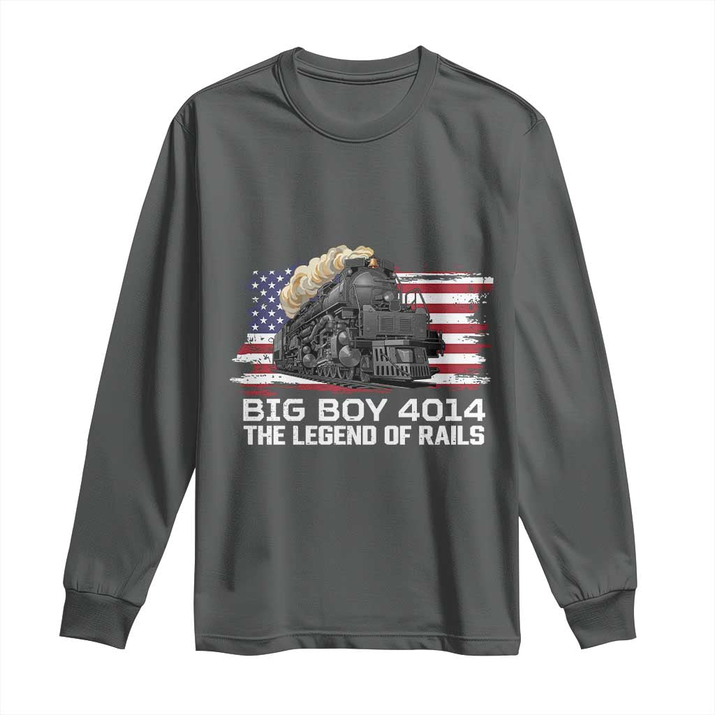 Vintage American Steam Train Long Sleeve Shirt Legend of the Rails Heritage Pride