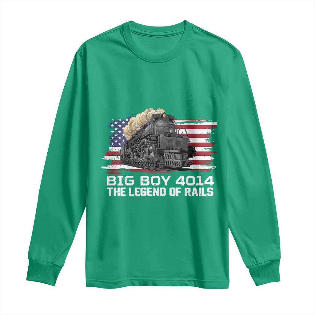 Vintage American Steam Train Long Sleeve Shirt Legend of the Rails Heritage Pride