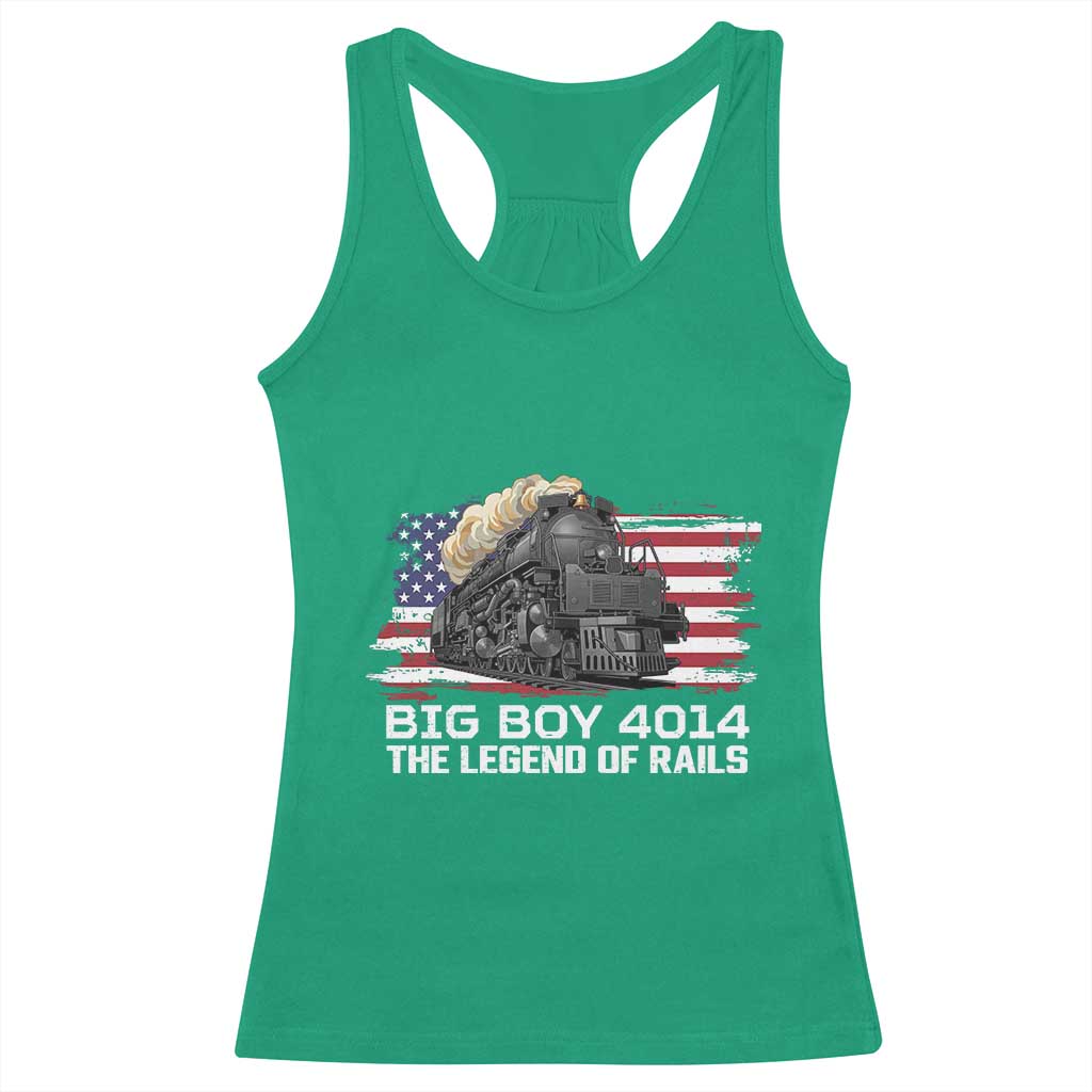 Vintage American Steam Train Racerback Tank Top Legend of the Rails Heritage Pride