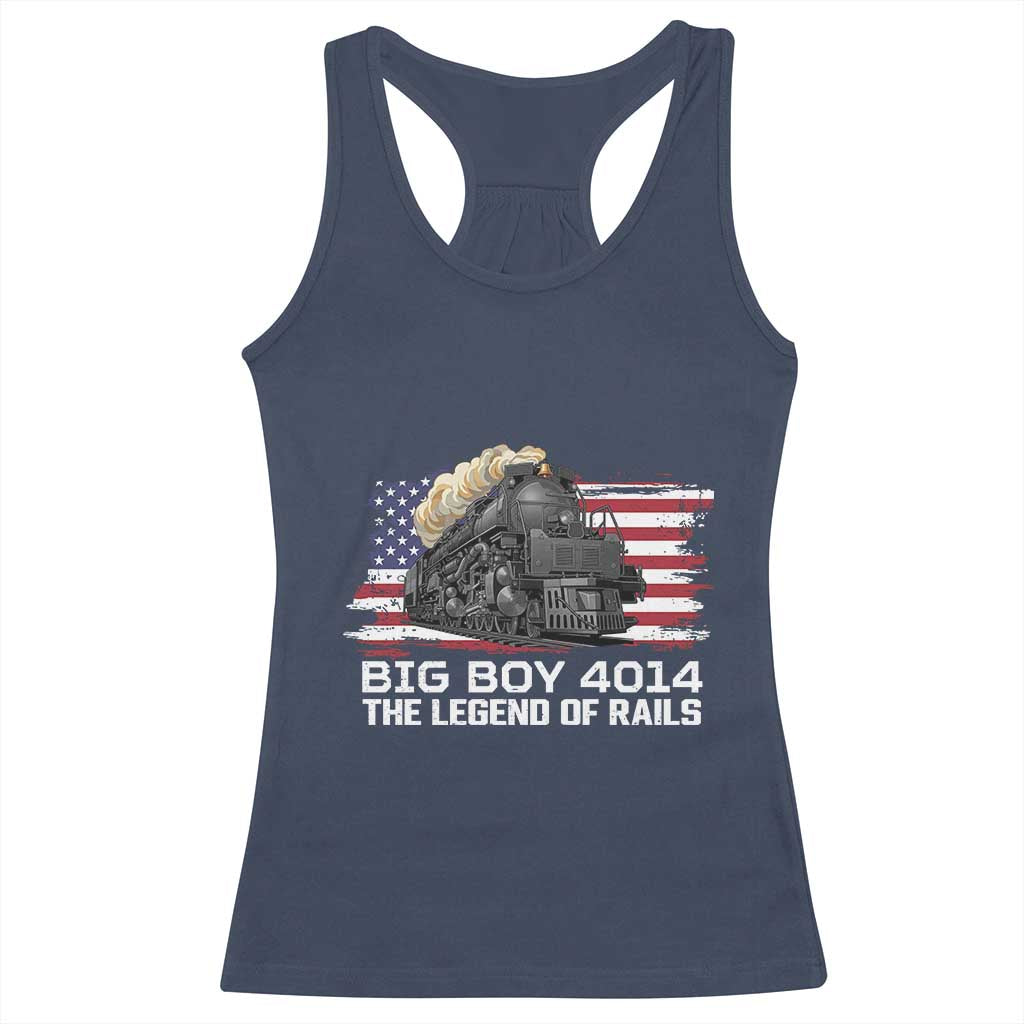Vintage American Steam Train Racerback Tank Top Legend of the Rails Heritage Pride