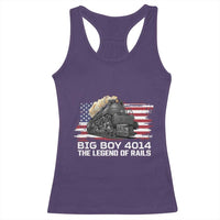Vintage American Steam Train Racerback Tank Top Legend of the Rails Heritage Pride