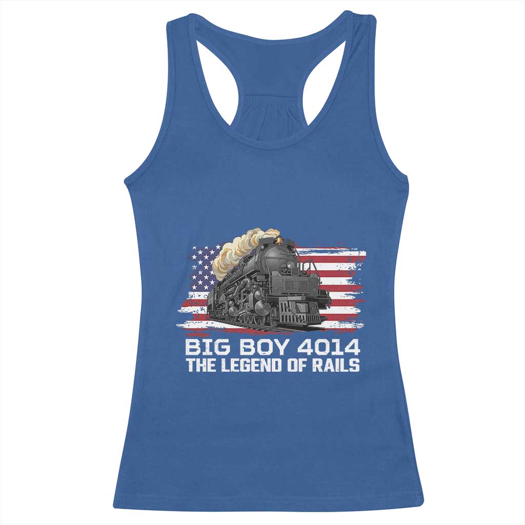 Vintage American Steam Train Racerback Tank Top Legend of the Rails Heritage Pride