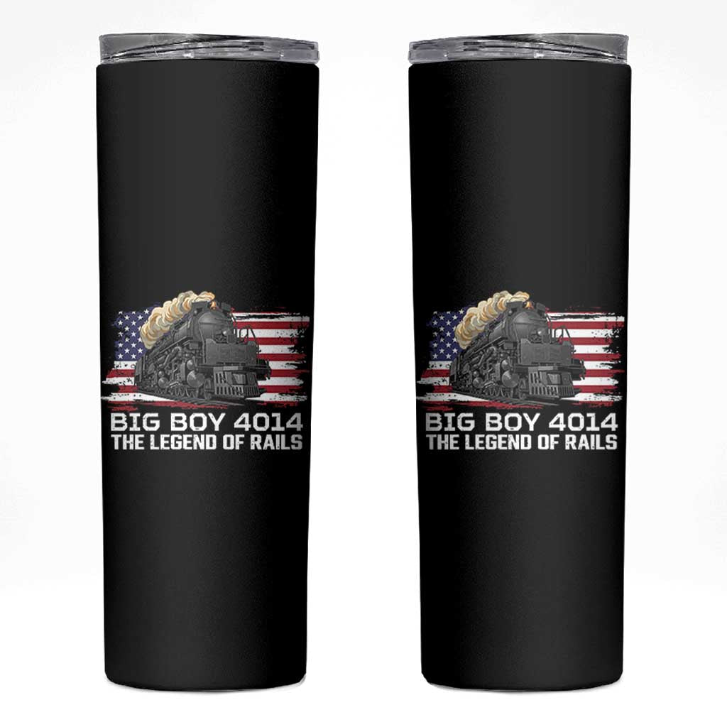 Vintage American Steam Train Skinny Tumbler Legend of the Rails Heritage Pride