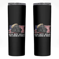 Vintage American Steam Train Skinny Tumbler Legend of the Rails Heritage Pride