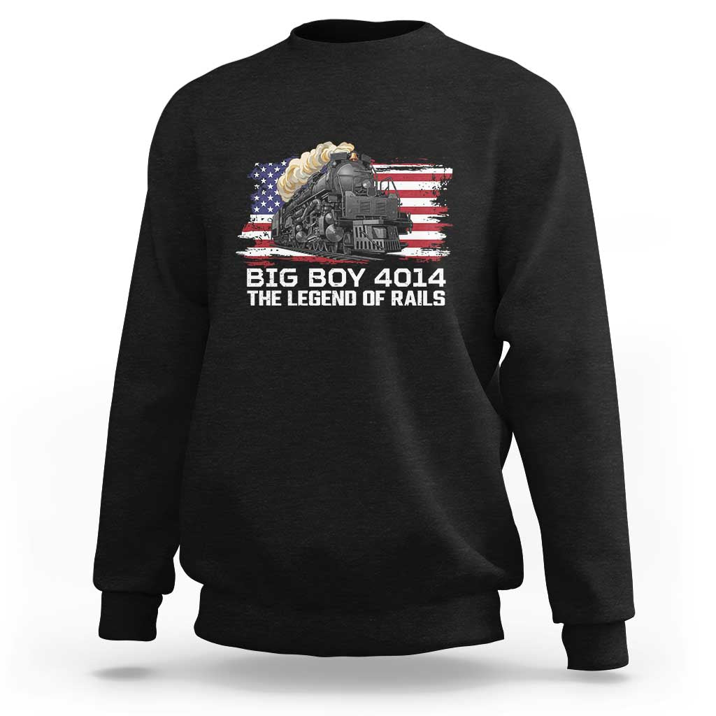 Vintage American Steam Train Sweatshirt Legend of the Rails Heritage Pride