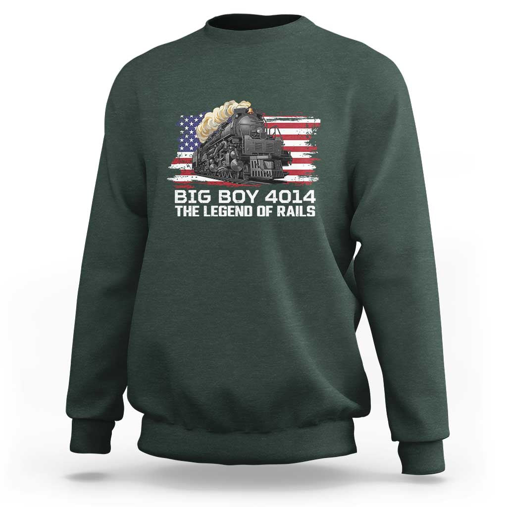 Vintage American Steam Train Sweatshirt Legend of the Rails Heritage Pride